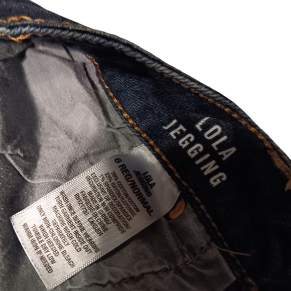 AEROPOSTALE WOMEN'S SIZE 6 REGULAR LOLA JEGGING BLUE JEANS. - Picture 2 of 8